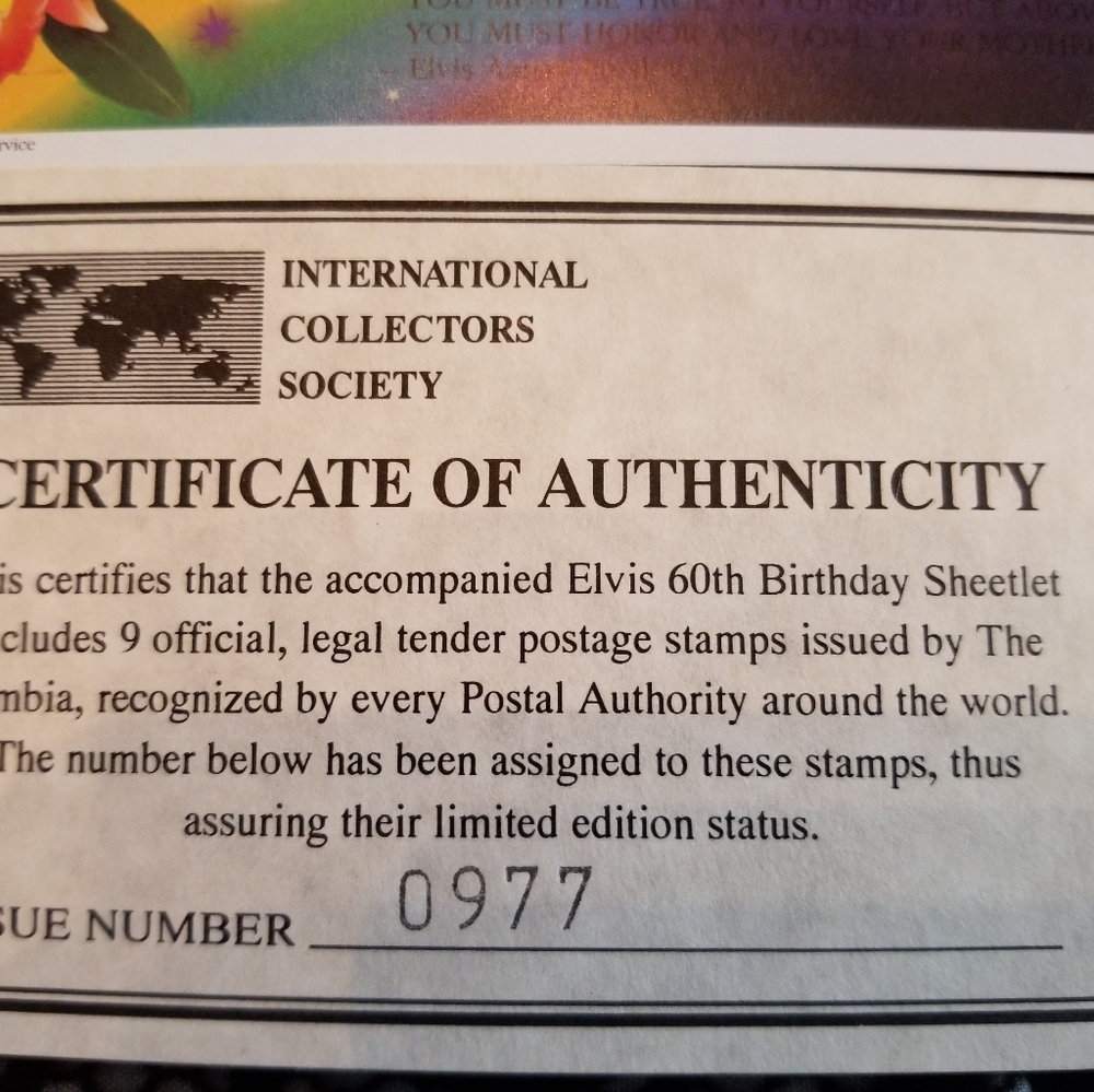 Elvis Presley Stamps - Picture 8 of 8